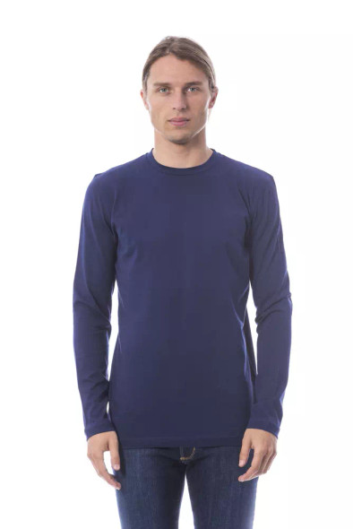 Verri Blue Cotton Men T-Shirt VE-18310 Verri Blue Cotton Men T-Shirt VE-18310