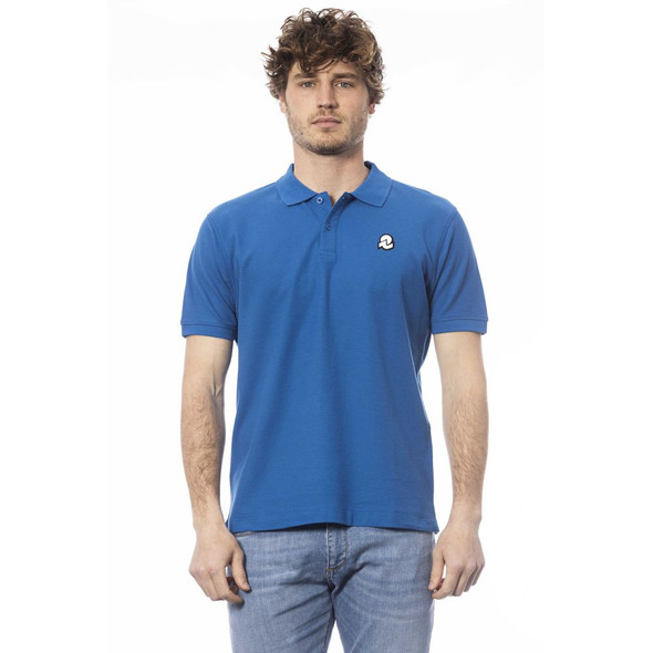 Invicta Blue Cotton Men Polo Shirt IN-24054 Invicta Blue Cotton Men Polo Shirt IN-24054
