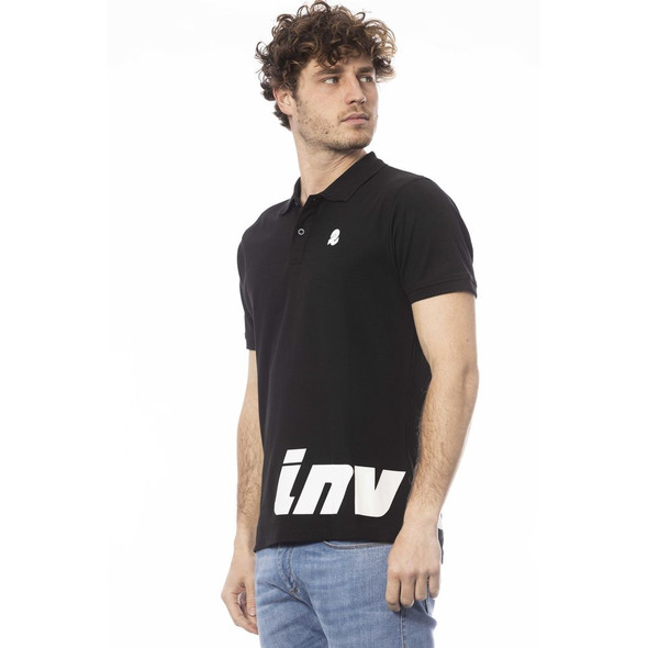 Black Cotton Men Polo Shirt IN-24057 Black Cotton Men Polo Shirt IN-24057