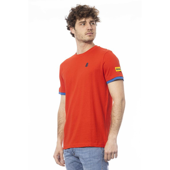Red Cotton Men T-Shirt IN-24048 Red Cotton Men T-Shirt IN-24048