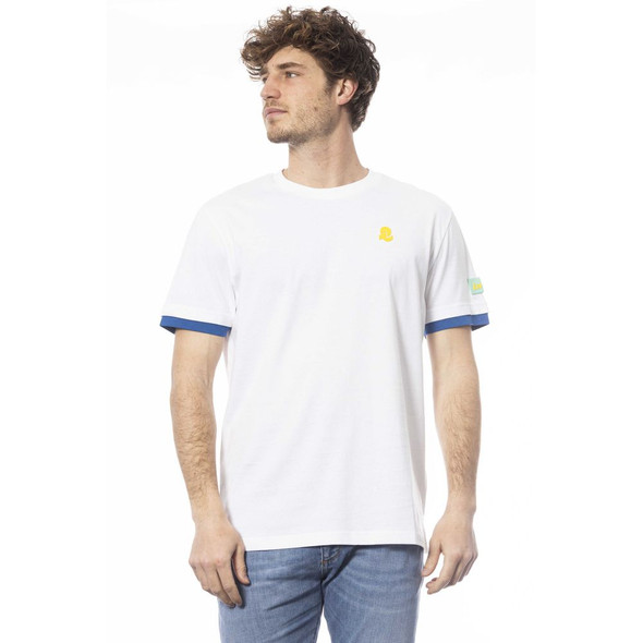 White Cotton Men T-Shirt IN-24046 White Cotton Men T-Shirt IN-24046