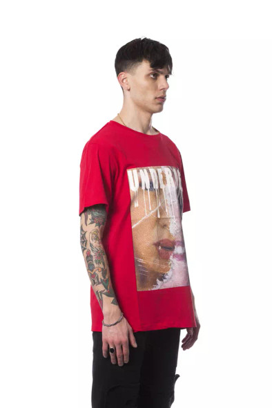 Red Cotton Men T-Shirt Red Cotton Men T-Shirt