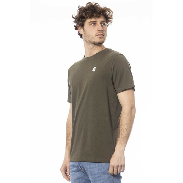 Invicta Green Cotton Men T-Shirt IN-24044 Invicta Green Cotton Men T-Shirt IN-24044