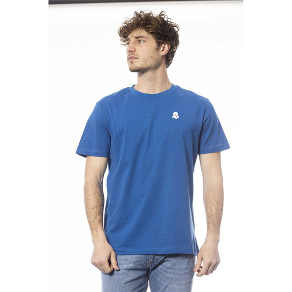 Invicta Blue Cotton Men T-Shirt IN-24041 Invicta Blue Cotton Men T-Shirt IN-24041