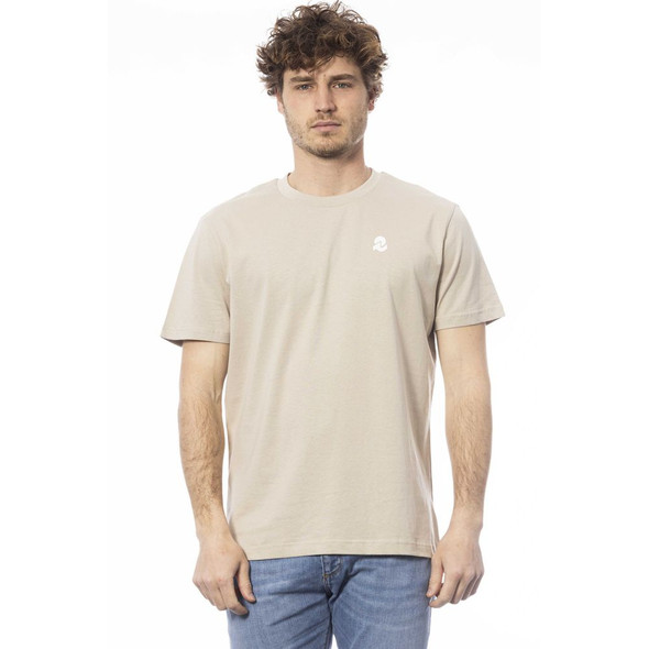 Invicta Beige Cotton Men T-Shirt Invicta Beige Cotton Men T-Shirt