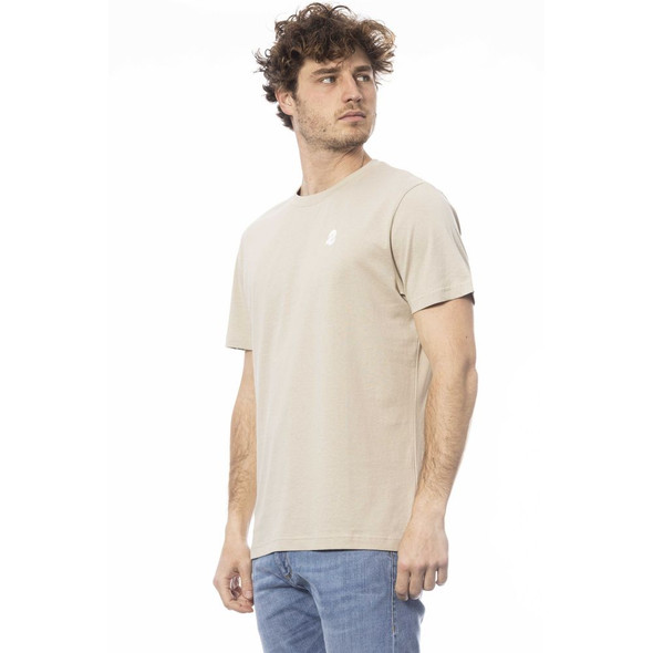 Invicta Beige Cotton Men T-Shirt Invicta Beige Cotton Men T-Shirt