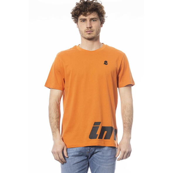 Invicta Orange Cotton Men T-Shirt IN-24037 Invicta Orange Cotton Men T-Shirt IN-24037