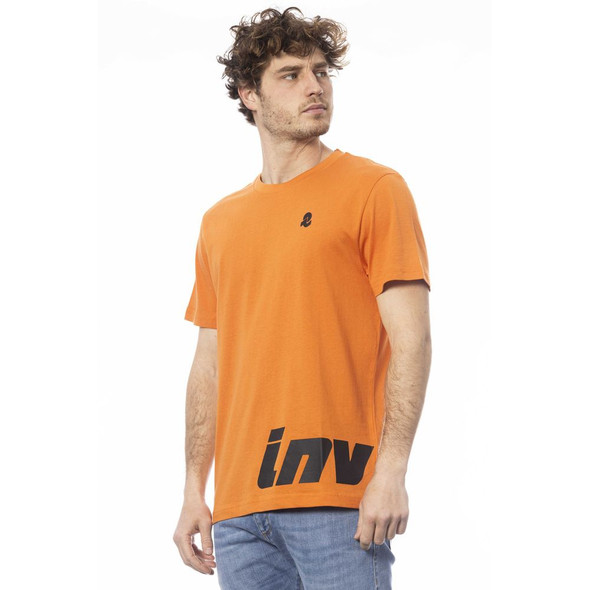 Orange Cotton Men T-Shirt IN-24037 Orange Cotton Men T-Shirt IN-24037