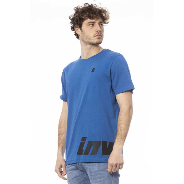 Invicta Blue Cotton Men T-Shirt IN-24035 Invicta Blue Cotton Men T-Shirt IN-24035