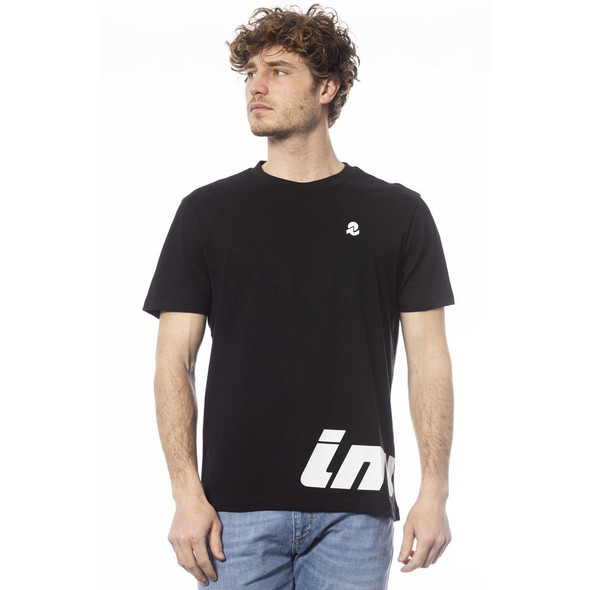 Black Cotton Men's T-Shirt IN-24034 Black Cotton Men's T-Shirt IN-24034