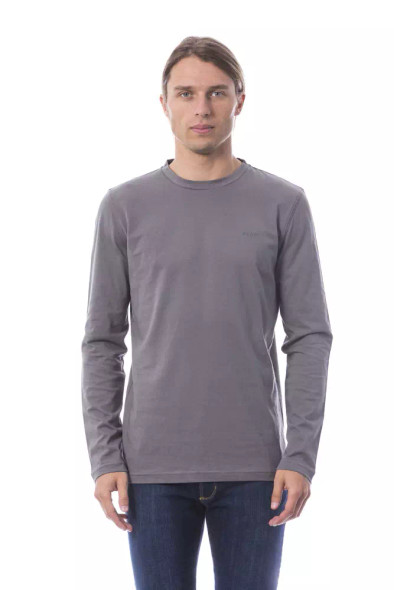 Verri "Gray Cotton Men T-Shirt" Verri "Gray Cotton Men T-Shirt"