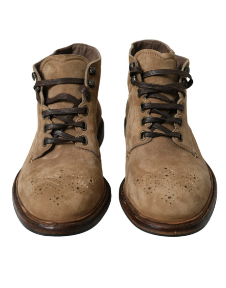 Brown Leather Lace Up Ankle Boots Shoes Brown Leather Lace Up Ankle Boots Shoes