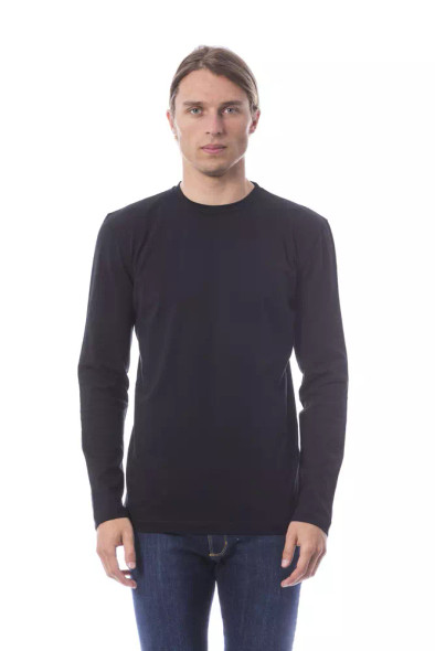 Verri Black Cotton Men T-Shirt Verri Black Cotton Men T-Shirt