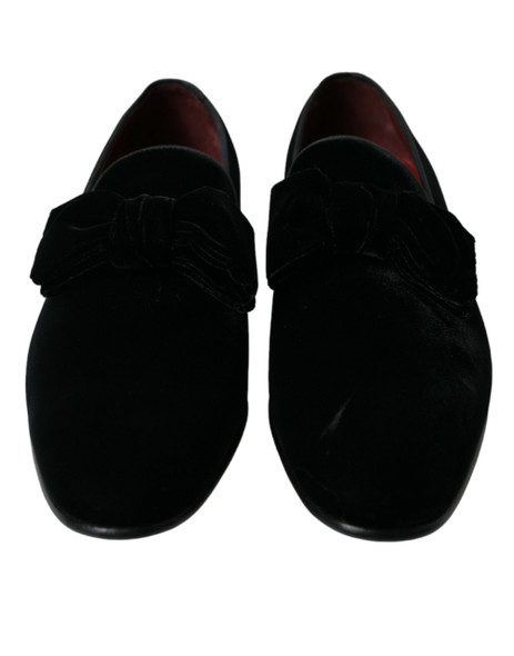 Black Velvet Loafers Formal Dress Shoes Black Velvet Loafers Formal Dress Shoes