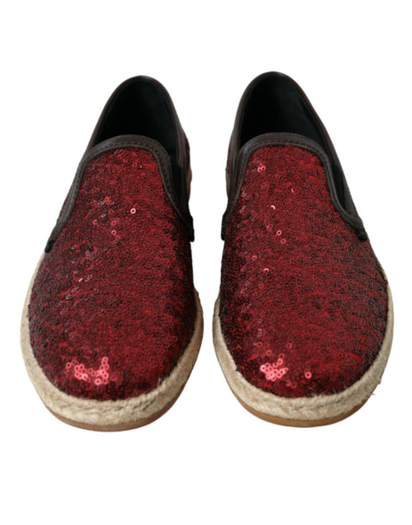 Red Sequined Loafers Slippers Men Shoes Red Sequined Loafers Slippers Men Shoes