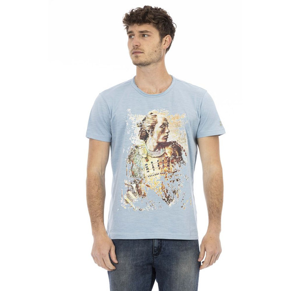 Light Blue Cotton Men T-Shirt TR-24181 Light Blue Cotton Men T-Shirt TR-24181