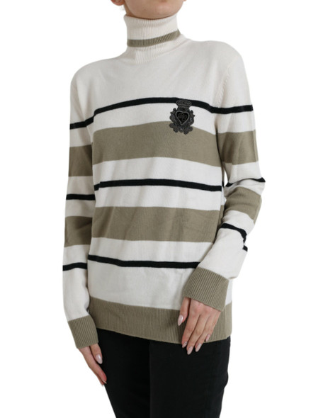 Multicolor Stripe Wool Logo Pullover Sweater Multicolor Stripe Wool Logo Pullover Sweater