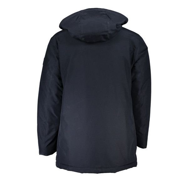 Hugo Boss Blue Polyamide Men Jacket Hugo Boss Blue Polyamide Men Jacket