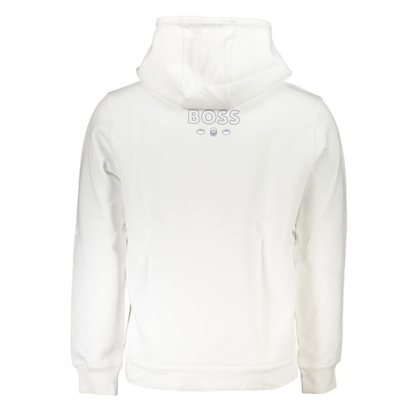 Hugo Boss White Cotton Men Sweater Hugo Boss White Cotton Men Sweater