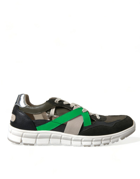 Multicolor Leather Suede Low Top Sneakers Shoes Multicolor Leather Suede Low Top Sneakers Shoes