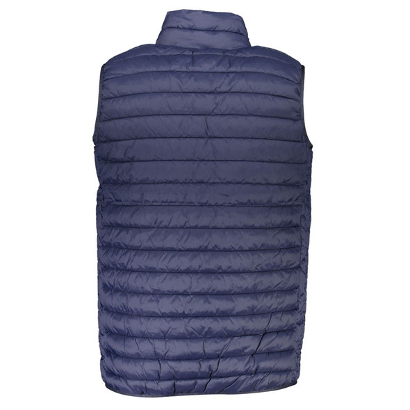 Blue Polyamide Men Jacket NO-23216 Blue Polyamide Men Jacket NO-23216