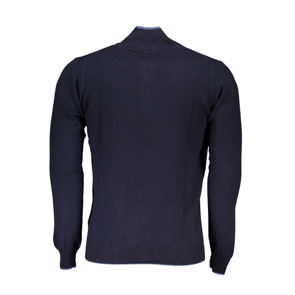 Blue Polyamide Men Sweater Blue Polyamide Men Sweater