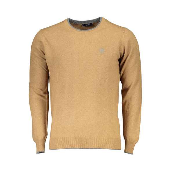 Brown Polyamide Men Sweater Brown Polyamide Men Sweater