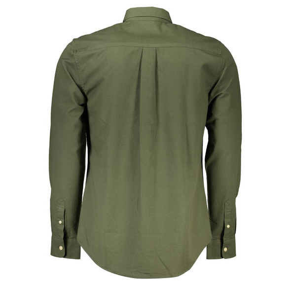 North Sails Green Cotton Men Shirt North Sails Green Cotton Men Shirt