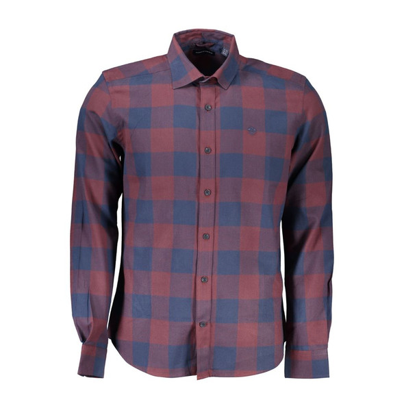 Red Cotton Men Shirt NO-23729 Red Cotton Men Shirt NO-23729