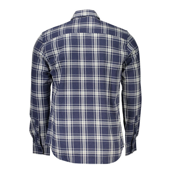 Blue Cotton Men Shirt NO-23730 Blue Cotton Men Shirt NO-23730