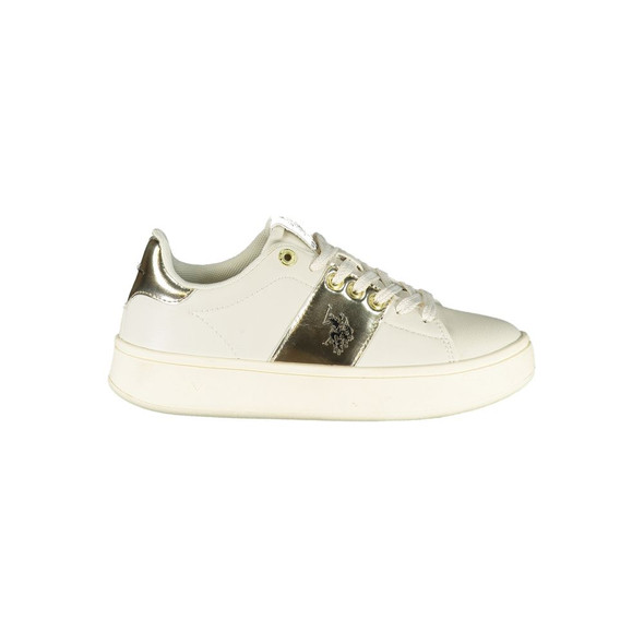 Beige Polyethylene Women Sneaker Beige Polyethylene Women Sneaker