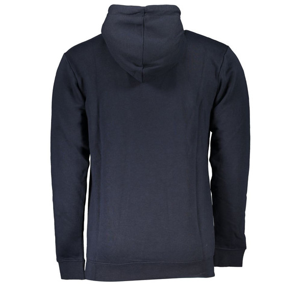 Cavalli Class Blue Cotton Men Sweater CA-26730 Cavalli Class Blue Cotton Men Sweater CA-26730