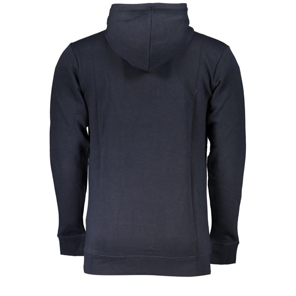 Cavalli Class Blue Cotton Men Sweater CA-26731 Cavalli Class Blue Cotton Men Sweater CA-26731