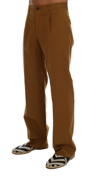 Brown Stretch Cotton Pants Brown Stretch Cotton Pants