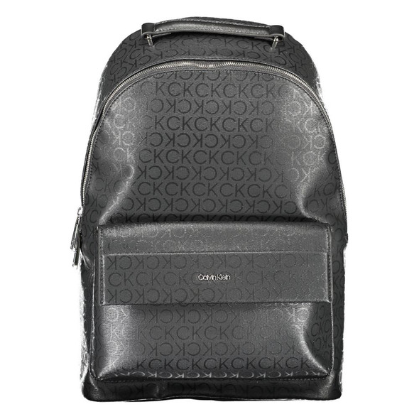 Black Polyester Men Backpack CA-14074 Black Polyester Men Backpack CA-14074