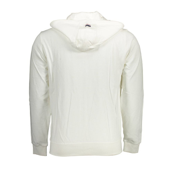 U.S. POLO ASSN. White Cotton Men Sweater US-16836 U.S. POLO ASSN. White Cotton Men Sweater US-16836