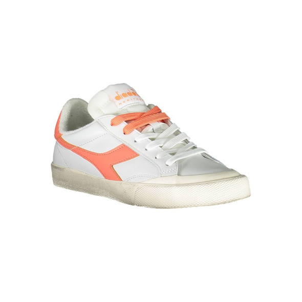 Diadora White Leather Women Sneaker DI-1373 Diadora White Leather Women Sneaker DI-1373
