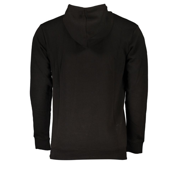 Cavalli Class Black Cotton Men Sweater CA-26756 Cavalli Class Black Cotton Men Sweater CA-26756