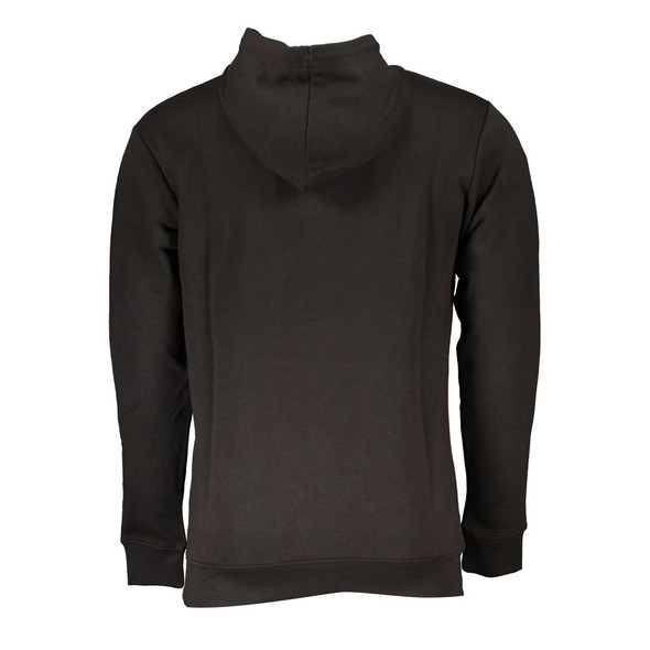 Cavalli Class Black Cotton Men Sweater CA-26778 Cavalli Class Black Cotton Men Sweater CA-26778