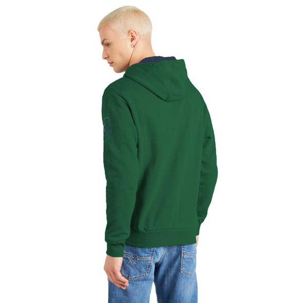 Elegant Green Hooded Cotton Sweatshirt Elegant Green Hooded Cotton Sweatshirt