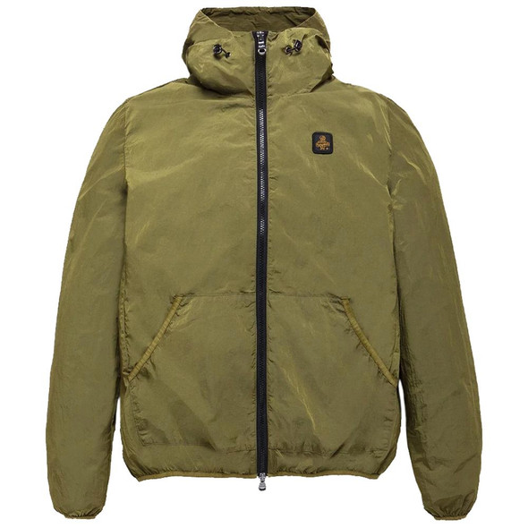 Chic Ultralight Nylon Jacket with Garment-Dyed Finish Chic Ultralight Nylon Jacket with Garment-Dyed Finish