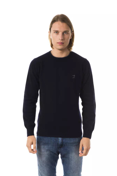 Blue Wool Men Sweater Blue Wool Men Sweater