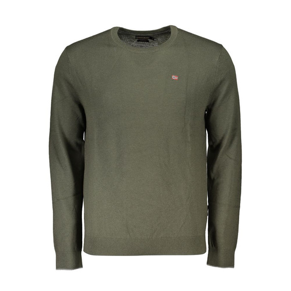 Green Fabric Men Sweater Green Fabric Men Sweater