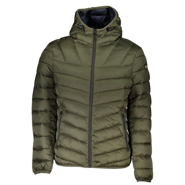 Green Polyamide Men Jacket NA-25305 Green Polyamide Men Jacket NA-25305