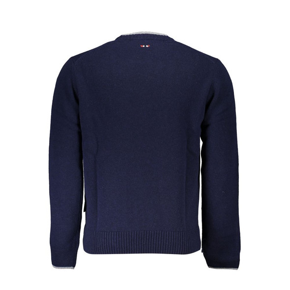 Blue Fabric Men Sweater NA-25317 Blue Fabric Men Sweater NA-25317