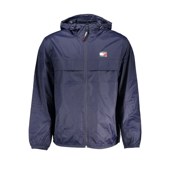 Tommy Hilfiger Blue Polyamide Men Jacket Tommy Hilfiger Blue Polyamide Men Jacket