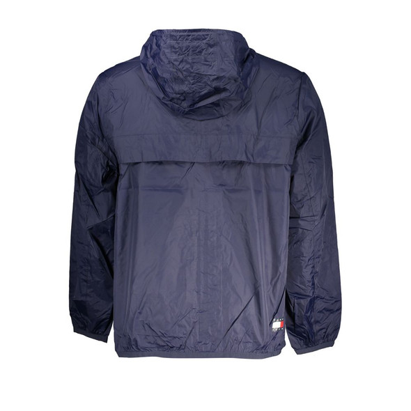 Blue Polyamide Men Jacket TO-25410 Blue Polyamide Men Jacket TO-25410