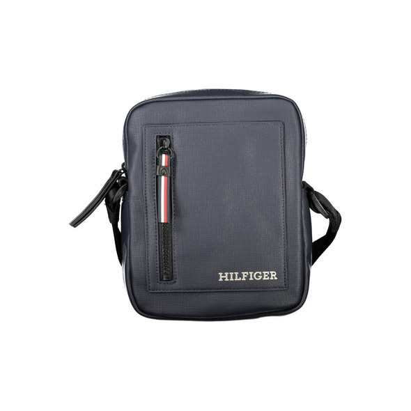 Blue Polyethylene Men Shoulder Bag Blue Polyethylene Men Shoulder Bag