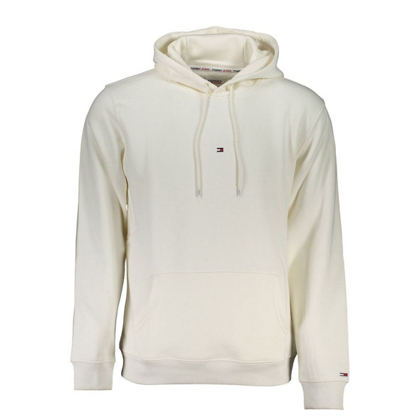 Tommy Hilfiger White Cotton Men Sweater TO-26170 Tommy Hilfiger White Cotton Men Sweater TO-26170