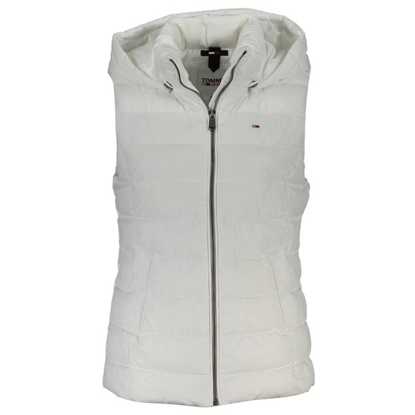 White Polyester Women Jacket TO-26182 White Polyester Women Jacket TO-26182